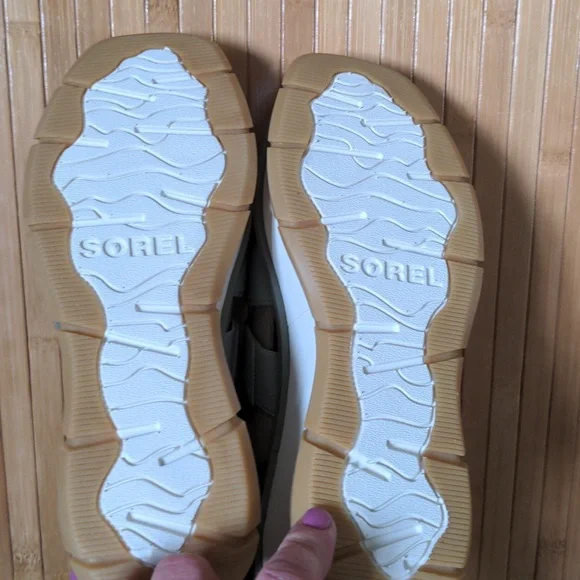 Sorel Joanie III Ankle Strap Sandals, Safari Green Color, NEW, Womens Size 7.5 - Picture 3 of 4